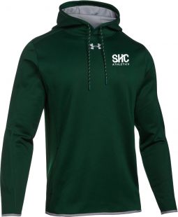 Under Armour Men's Team Double Threat Fleece Hoodie, Green